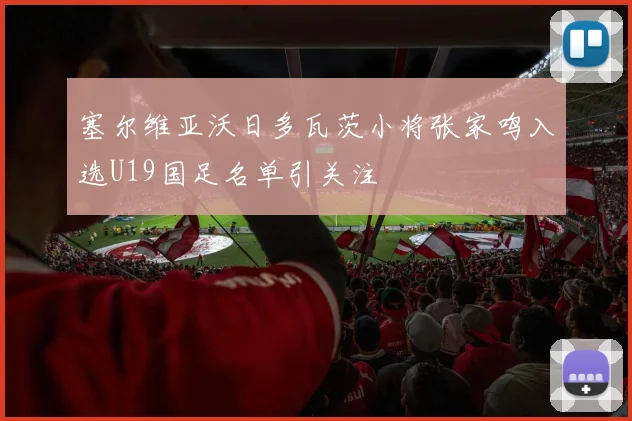 塞尔维亚沃日多瓦茨小将张家鸣入选U19国足名单引关注